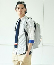 WEGO | WEGO/総柄コットンリネン7分袖シャツ(シャツ/ブラウス)