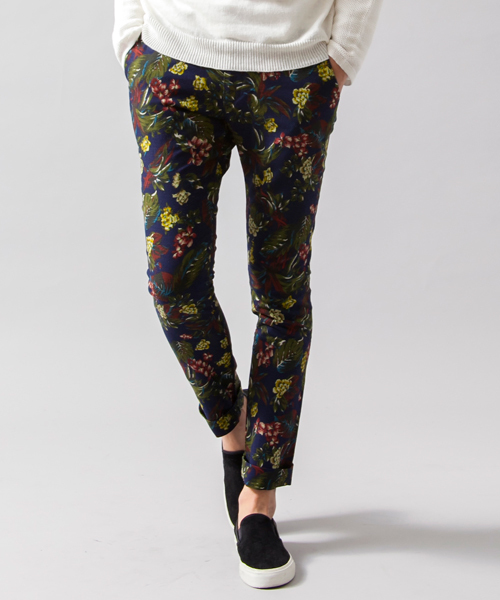 BEAUTY&YOUTH UNITED ARROWS(ビューティーアンドユースユナイテッドアローズ)の「BY ∴ フラワー/プリント スキニー テーパード パンツ◆(その他パンツ・メンズ・ダークグレー/ネイビー・X-LARGE/MEDIUM/SMALL/LARGE)」の12枚目の写真
