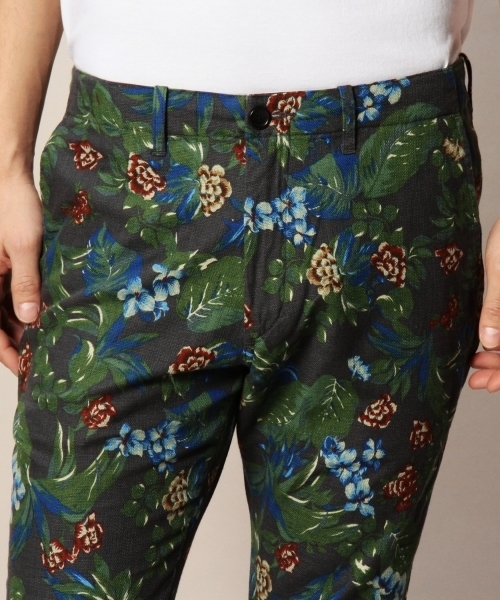 BEAUTY&YOUTH UNITED ARROWS(ビューティーアンドユースユナイテッドアローズ)の「BY ∴ フラワー/プリント スキニー テーパード パンツ◆(その他パンツ・メンズ・ダークグレー/ネイビー・X-LARGE/MEDIUM/SMALL/LARGE)」の16枚目の写真