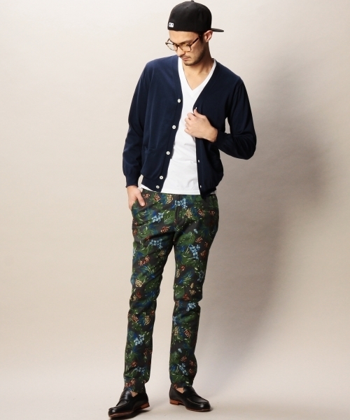 BEAUTY&YOUTH UNITED ARROWS(ビューティーアンドユースユナイテッドアローズ)の「BY ∴ フラワー/プリント スキニー テーパード パンツ◆(その他パンツ・メンズ・ダークグレー/ネイビー・X-LARGE/MEDIUM/SMALL/LARGE)」の21枚目の写真