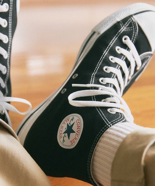CONVERSE(コンバース)の「CONVERSE コンバース CANVAS ALL STAR HI(スニーカー・レディース・チャコールグレー/ネイビー/オフホワイト/ブラック×ブラック/ブラック/ホワイト/レッド/マルーン・5.5/3.5/4.5/8/9.5/8.5/7.5/4/7/6.5/9/5/3/6/10.5)」の16枚目の写真