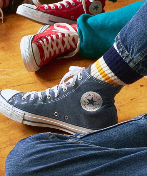 CONVERSE(コンバース)の「CONVERSE コンバース CANVAS ALL STAR HI(スニーカー・レディース・チャコールグレー/ネイビー/オフホワイト/ブラック×ブラック/ブラック/ホワイト/レッド/マルーン・5.5/3.5/4.5/8/9.5/8.5/7.5/4/7/6.5/9/5/3/6/10.5)」の18枚目の写真