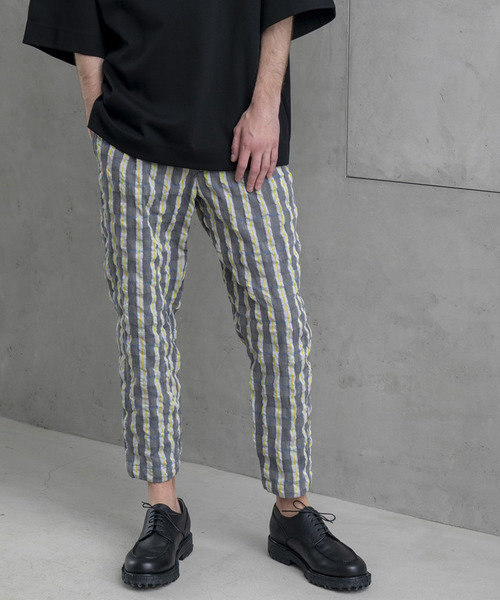 MAISON SPECIAL（メゾンスペシャル）の「縮絨テックファブリックテーパードパンツ 【MAISON SPECIAL/メゾンスペシャル】（その他パンツ・メンズ・ブラック/グレー/ネイビー・44/46/48）」の3枚目の写真