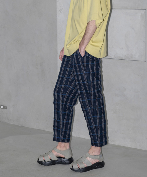 MAISON SPECIAL（メゾンスペシャル）の「縮絨テックファブリックテーパードパンツ 【MAISON SPECIAL/メゾンスペシャル】（その他パンツ・メンズ・ブラック/グレー/ネイビー・44/46/48）」の9枚目の写真