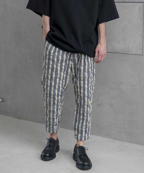 MAISON SPECIAL（メゾンスペシャル）の「縮絨テックファブリックテーパードパンツ 【MAISON SPECIAL/メゾンスペシャル】（その他パンツ・メンズ・ブラック/グレー/ネイビー・44/46/48）」の17枚目の写真