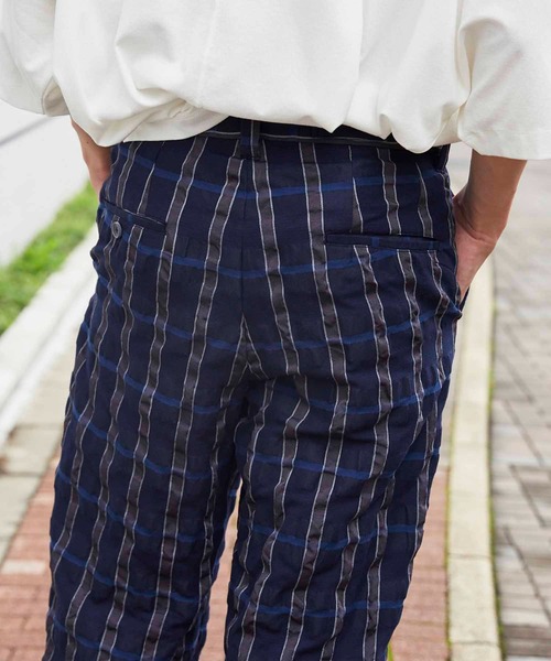 MAISON SPECIAL（メゾンスペシャル）の「縮絨テックファブリックテーパードパンツ 【MAISON SPECIAL/メゾンスペシャル】（その他パンツ・メンズ・ブラック/グレー/ネイビー・44/46/48）」の22枚目の写真