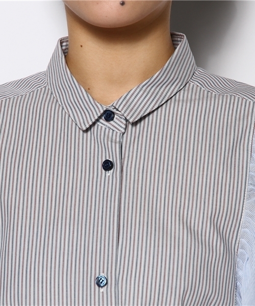 And A（アンドエー）の「アームギャザーワンピース（ワンピース・レディース・ブルー/ネイビー・FREE）」の10枚目の写真