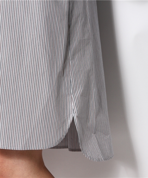 And A（アンドエー）の「アームギャザーワンピース（ワンピース・レディース・ブルー/ネイビー・FREE）」の12枚目の写真