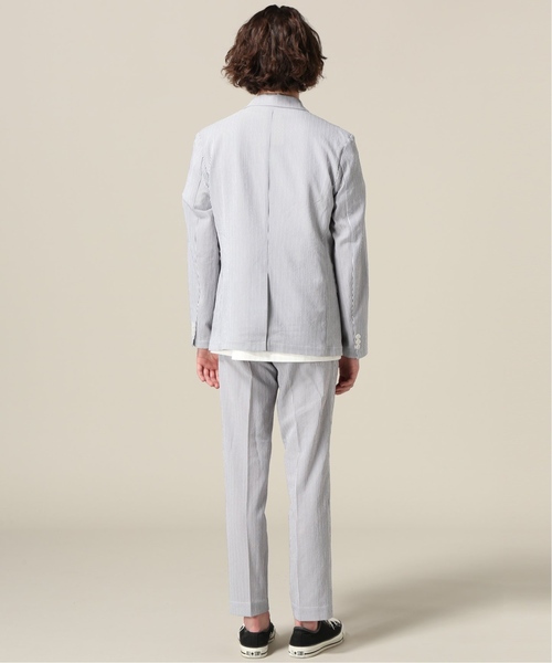 417 EDIFICE（フォーワンセブンエディフィス）の「ストレッチサッカー スペシャル セットアップ（テーラードジャケット・メンズ・ブラック/ネイビー/ダークブルー・SMALL/MEDIUM/LARGE）」の15枚目の写真