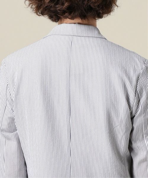 417 EDIFICE（フォーワンセブンエディフィス）の「ストレッチサッカー スペシャル セットアップ（テーラードジャケット・メンズ・ブラック/ネイビー/ダークブルー・SMALL/MEDIUM/LARGE）」の20枚目の写真