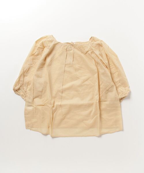 STYLEBLOCK（スタイルブロック）の「ローンギャザーブラウス（シャツ/ブラウス・レディース・ホワイト/ライトベージュ/ブラック/ブラウン・M）」の5枚目の写真