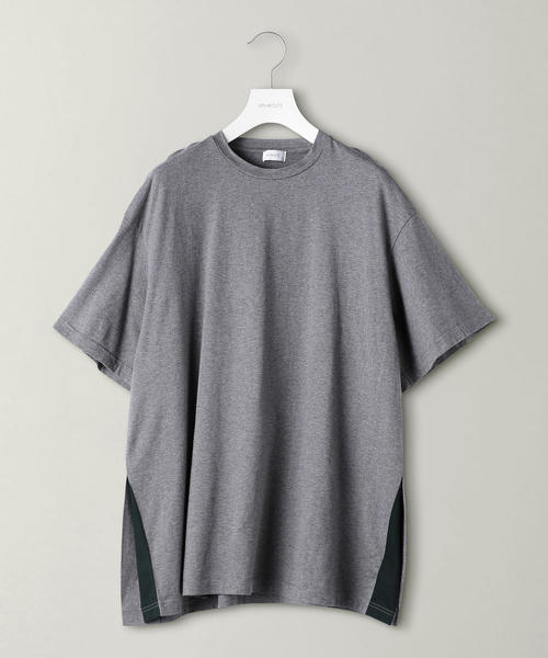 EN ROUTE(アンルート)の「<EN ROUTE(アンルート)>コットンテンジク スリットテープ グレー(Tシャツ/カットソー・メンズ・グレー・3/1/2)」の3枚目の写真