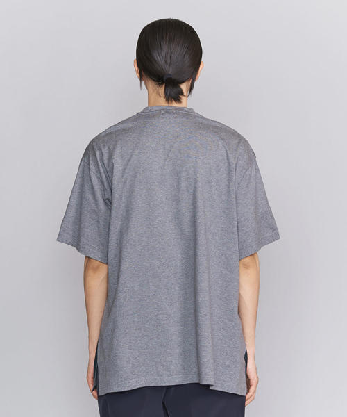 EN ROUTE(アンルート)の「<EN ROUTE(アンルート)>コットンテンジク スリットテープ グレー(Tシャツ/カットソー・メンズ・グレー・3/1/2)」の4枚目の写真