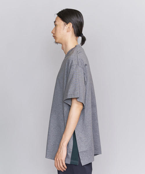 EN ROUTE(アンルート)の「<EN ROUTE(アンルート)>コットンテンジク スリットテープ グレー(Tシャツ/カットソー・メンズ・グレー・3/1/2)」の7枚目の写真