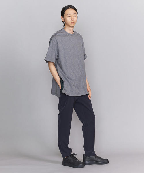 EN ROUTE(アンルート)の「<EN ROUTE(アンルート)>コットンテンジク スリットテープ グレー(Tシャツ/カットソー・メンズ・グレー・3/1/2)」の8枚目の写真