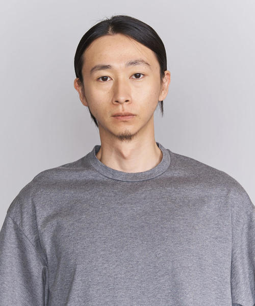 EN ROUTE(アンルート)の「<EN ROUTE(アンルート)>コットンテンジク スリットテープ グレー(Tシャツ/カットソー・メンズ・グレー・3/1/2)」の9枚目の写真