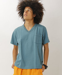 【MADE IN USA】S/S V-NECK POCKET TEE /ショートスリーブ Vネック ポケット T