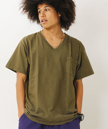【MADE IN USA】S/S V-NECK POCKET TEE /ショートスリーブ Ｖネック ポケット Ｔ