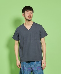 OIZUMI Vネックシャツ 黒 サイドポケット付き ニット Vネック Tシャツ - ブラック | ZARA Japan / 日本