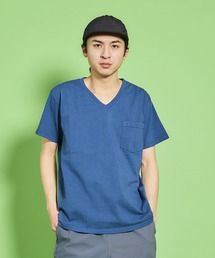 【MADE IN USA】S/S V-NECK POCKET TEE /ショートスリーブ Vネック ポケット T