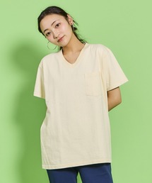 【MADE IN USA】S/S V-NECK POCKET TEE /ショートスリーブ Vネック ポケット T