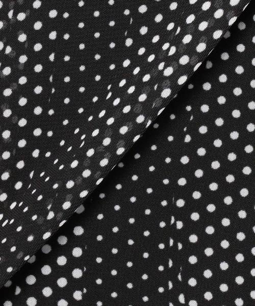 A/C DESIGN BY ALPHA CUBIC（エーシーデザインバイアルファキュービック）の「【WASHABLEシリーズ】ドットプリントブラウス（シャツ/ブラウス・レディース・オフホワイト/ベージュ/ネイビー/ブラック・11号/9号）」の12枚目の写真