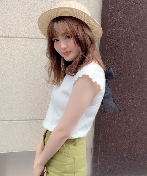 archives（アルシーヴ）の「バックリボンプルオーバー（Tシャツ/カットソー・レディース・オフホワイト/ブラック/モカ・MEDIUM）」の12枚目の写真