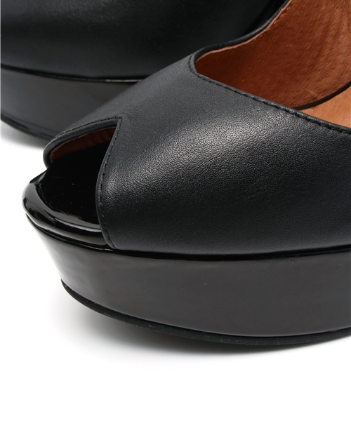 LIMITLESS LUXURY(リミットレスラグジュアリー)の「BACKストラップウェッジ。(サンダル・レディース・ブラック/ホワイト/ネイビー・36/38/37)」の6枚目の写真