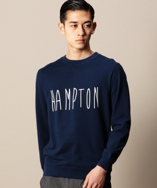 BEAUTY&YOUTH UNITED ARROWS(ビューティーアンドユースユナイテッドアローズ)の「BY ライトスウェット ロゴ クルーネック(スウェット・メンズ・ネイビー/グレー/ホワイト・X-LARGE/LARGE/SMALL/MEDIUM)」の3枚目の写真