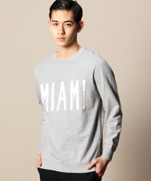 BEAUTY&YOUTH UNITED ARROWS(ビューティーアンドユースユナイテッドアローズ)の「BY ライトスウェット ロゴ クルーネック(スウェット・メンズ・ネイビー/グレー/ホワイト・X-LARGE/LARGE/SMALL/MEDIUM)」の2枚目の写真