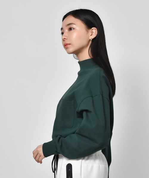 Starting Over（スターティングオーバー）の「OE天竺モックネックロングスリーブTシャツ　くすみカラー（Tシャツ/カットソー・メンズ・ブラック/ベージュ/パープル/ホワイト/テラコッタ/ライトベージュ/サックスブルー/ライトパープル/チャコール/グリーン・M/L/XL）」の7枚目の写真