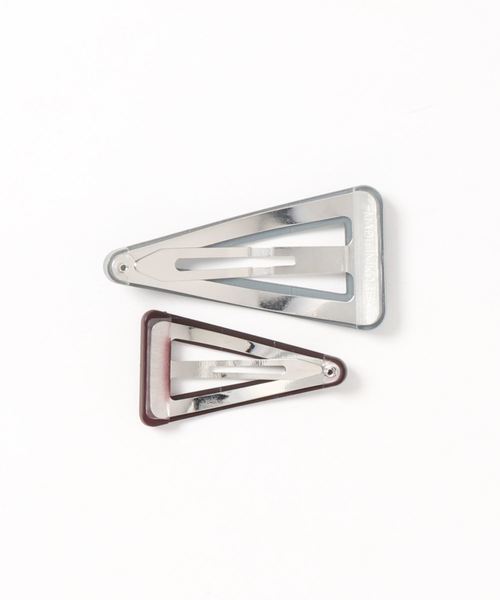 LOWRYS FARM（ローリーズファーム）の「サンカクハﾟッチンヒﾟン　855542（ヘアピン・レディース・アイボリー/ブラウン/ブルー・FREE）」の4枚目の写真