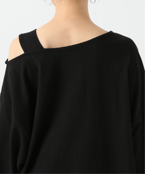 JOURNAL STANDARD relume(ジャーナルスタンダード レリューム)の「ワンショルビッグトップス(Tシャツ/カットソー・レディース・ブラック/アイボリー・FREE)」の11枚目の写真