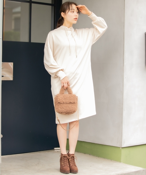 セール ロングウラケワンピース 8521 スウェット Heather ヘザー のファッション通販 Zozotown