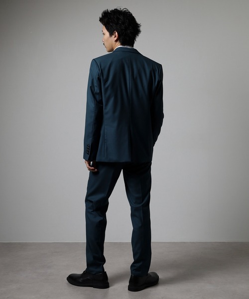 美品 SHUTTLE HOUSE 3ピース シャトルプリーツ セットアップスーツ Garageroom SINGLE BREASTED SUIT SETUP スーツセットアップ TR