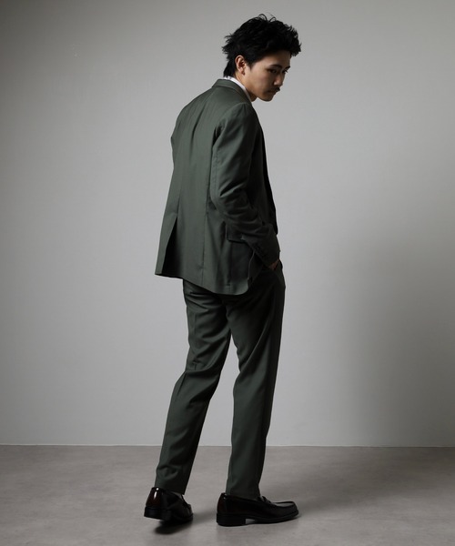 【美品】l’garage uomo スリーピース　スーツ　セットアップ Garageroom THREE-PIECE SUIT SETUP 3ピース スーツ