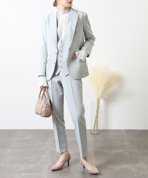 専用新品　Garage ガレージ　ジャケット　ベスト　パンツ　3ピーススーツLL 新品 Garage ガレージ ジャケット ベスト パンツ 3ピーススーツ LL