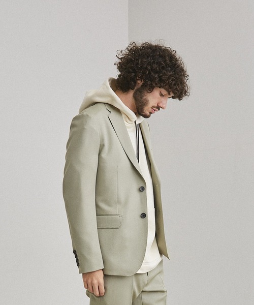 UNITED TOKYO（ユナイテッドトウキョウ）の「air forceジャケット（テーラードジャケット・メンズ・ブラック/グリーン/ネイビー/グレー/ダークグレー/ミント/カーキ・1/2/4/3）」の17枚目の写真