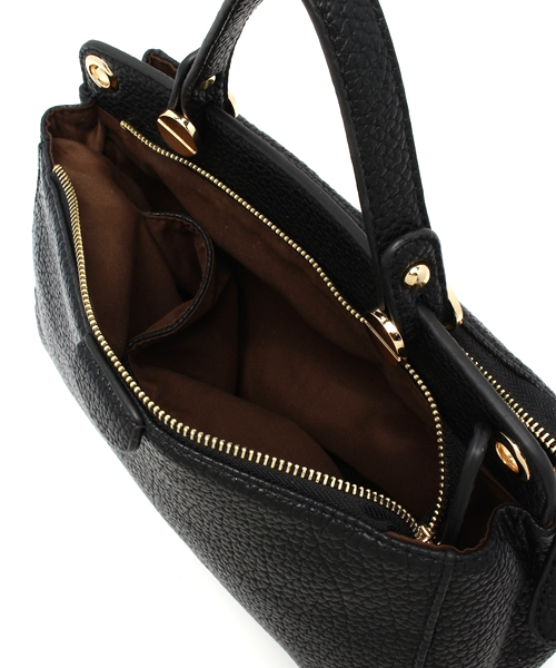 ROSE BUD（ローズバッド）の「(ROSE BUD)2403098 PU SMALL HANDBAG（ハンドバッグ・レディース・ブラック/ネイビー/レッド/アイボリー・ONE SIZE）」の5枚目の写真