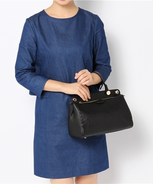 ROSE BUD（ローズバッド）の「(ROSE BUD)2403098 PU SMALL HANDBAG（ハンドバッグ・レディース・ブラック/ネイビー/レッド/アイボリー・ONE SIZE）」の13枚目の写真