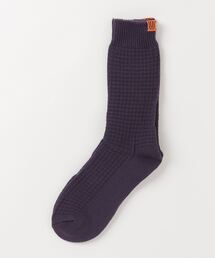 UNIVERSAL OVERALL | 【UNIVERSAL OVERALL】USAコットンワッフルクルーソックス 靴下 LU-005A LU-403A(ソックス/靴下)