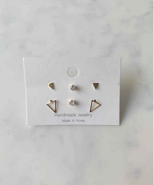 Port(ポート)の「ミニモチーフ セットピアス(ピアス(両耳用)・レディース・ブラック/レッド/シルバー/シルバー系その他/シルバー系その他2/シルバー系その他3/ゴールド/ゴールド系その他/ゴールド系その他2/ゴールド系その他3・FREE)」の8枚目の写真