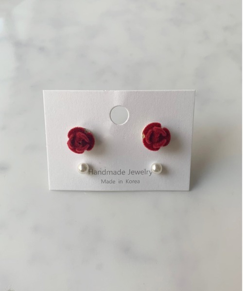 Port(ポート)の「ミニモチーフ セットピアス(ピアス(両耳用)・レディース・ブラック/レッド/シルバー/シルバー系その他/シルバー系その他2/シルバー系その他3/ゴールド/ゴールド系その他/ゴールド系その他2/ゴールド系その他3・FREE)」の2枚目の写真