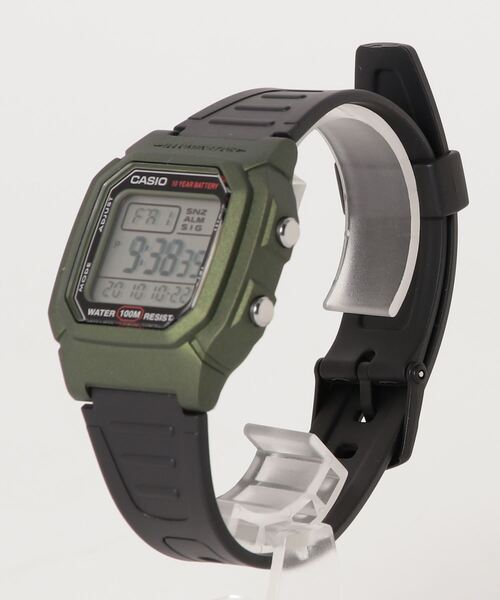 CASIO(カシオ)の「CASIO カシオ/ スタンダード デジタルウォッチ 樹脂ベルト 100M防水 /// Wシリーズ(デジタル腕時計・レディース・ブラック/ブラック系その他/ブラック×ブルー/ブラック×カーキ/ブラック×シルバー/ブラウン/ブラック×ブラック/ブルー系その他・FREE)」の19枚目の写真
