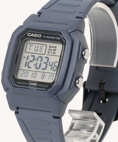 CASIO カシオ/ スタンダード デジタルウォッチ 樹脂ベルト 100M