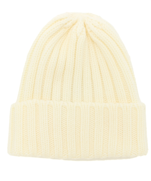 SHIPS for women(シップスフォーウィメン)の「 ★★【CLASSY.12月号掲載】GRILLO: リブ ニットキャップ(ニットキャップ/ビーニー・レディース・ホワイト/グレー/オレンジ/オリーブ/ネイビー・ONE SIZE)」の2枚目の写真