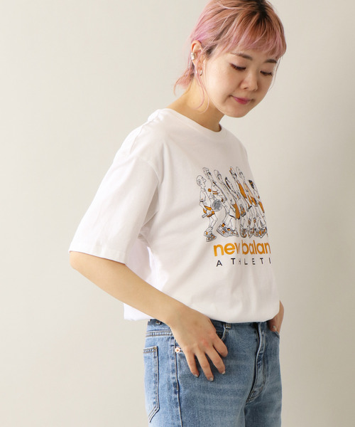 NEW BALANCE（ニューバランス）の「New Balance エッセンシャルズアイコンラインナップTシャツ（Tシャツ/カットソー・レディース・ホワイト/ブラック・M/L/LL）」の18枚目の写真