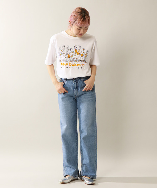 NEW BALANCE（ニューバランス）の「New Balance エッセンシャルズアイコンラインナップTシャツ（Tシャツ/カットソー・レディース・ホワイト/ブラック・M/L/LL）」の17枚目の写真