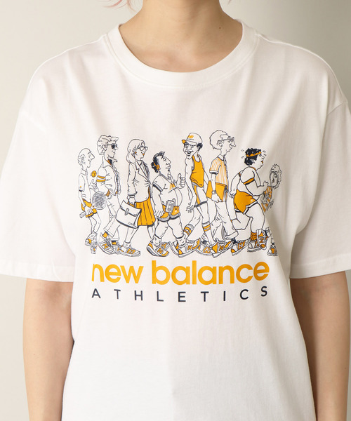NEW BALANCE（ニューバランス）の「New Balance エッセンシャルズアイコンラインナップTシャツ（Tシャツ/カットソー・レディース・ホワイト/ブラック・M/L/LL）」の8枚目の写真