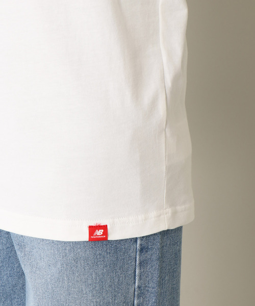 NEW BALANCE（ニューバランス）の「New Balance エッセンシャルズアイコンラインナップTシャツ（Tシャツ/カットソー・レディース・ホワイト/ブラック・M/L/LL）」の6枚目の写真